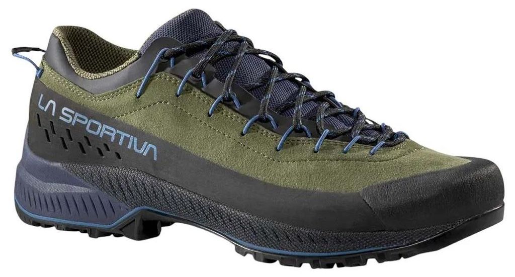 La Sportiva TX4 Evo atmungsaktive und leichte Zustieggschuhe für Herren mit Wildleder Obermaterial und griffiger Sohle Cypress/Night Sky EU 42