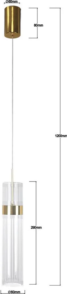 Suspension LED design 6W pour éclairage variable sans éblouissement - 6