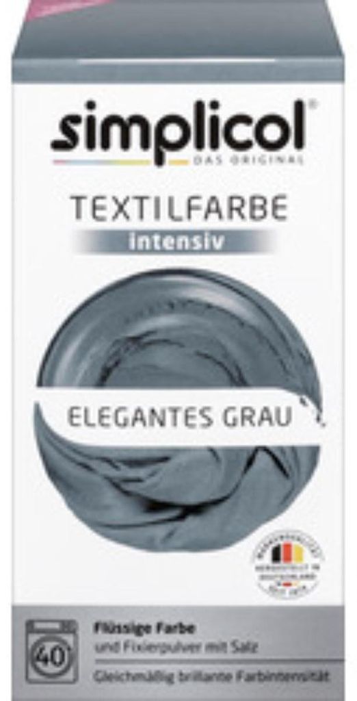 Simplicol Textilfarbe Elegantes Grau DE Produktbild 