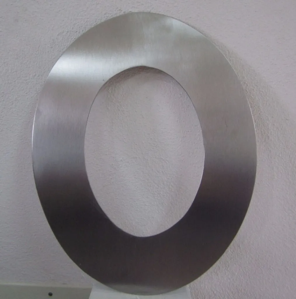 Rosace de finition 45° inox 250 mm haute résistance pour tubage inox