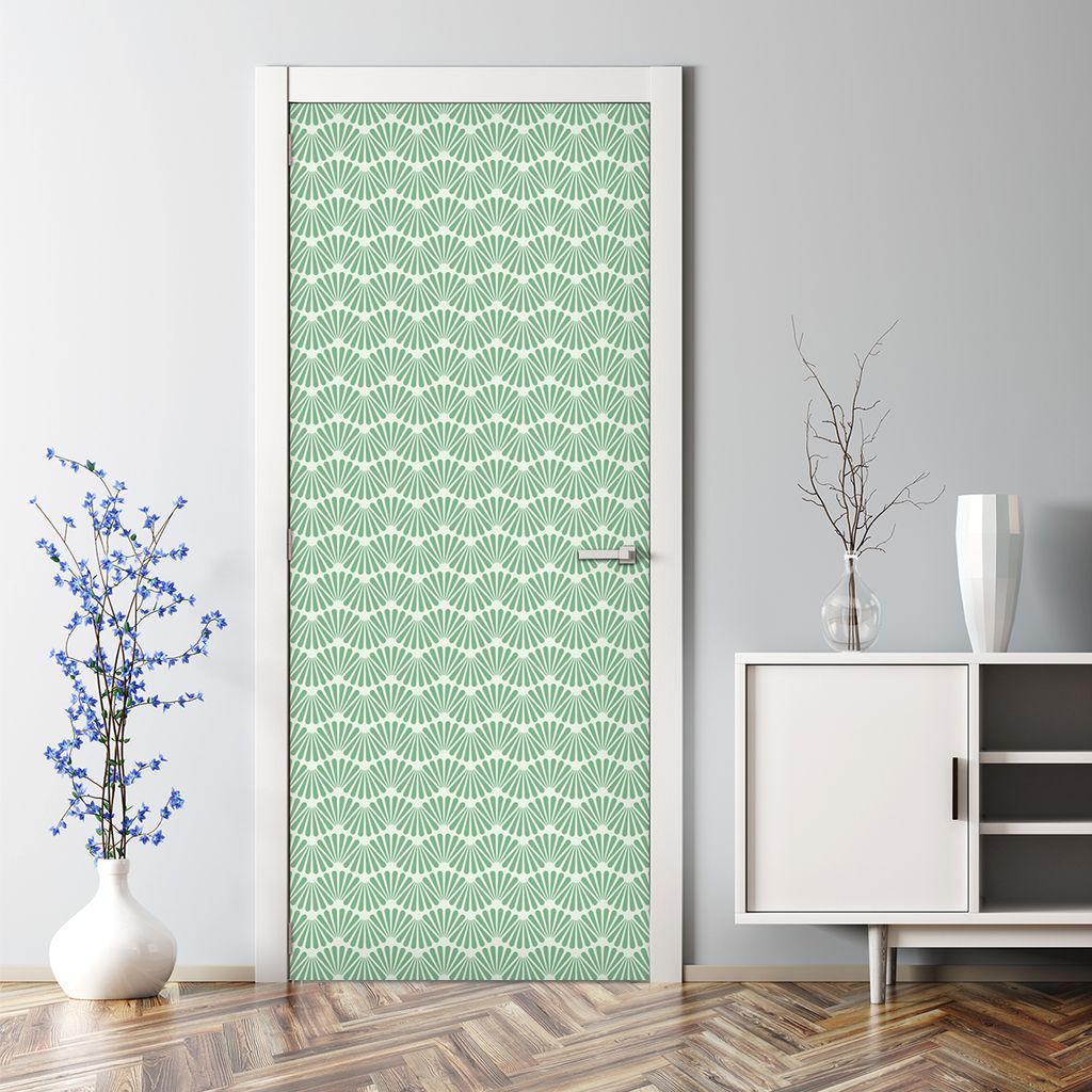 Dekorative Türposter selbstklebend Klebefolie Wandaufkleber Türaufkleber Art Deco 77 x 200 cm