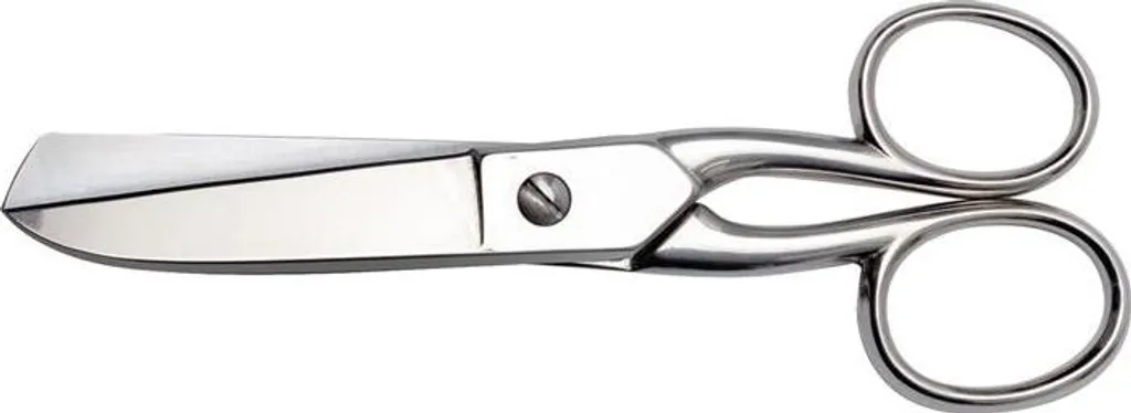 Ciseaux à cuir robustes longueur 200 mm pour découpe précise du cuir