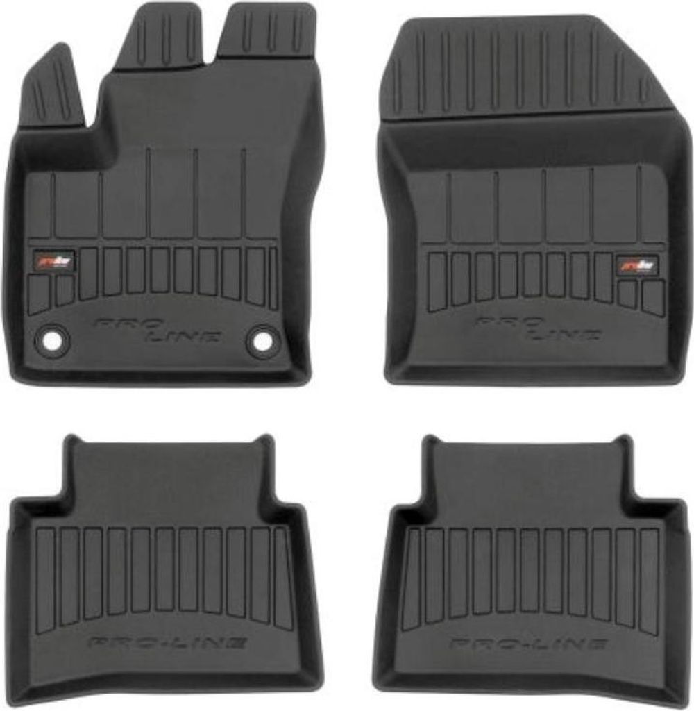 FROGUM Pro-Line 3D TPE Fußmatten für TOYOTA Prius PHV Schrägheck (W52) Vorne+Hinten
