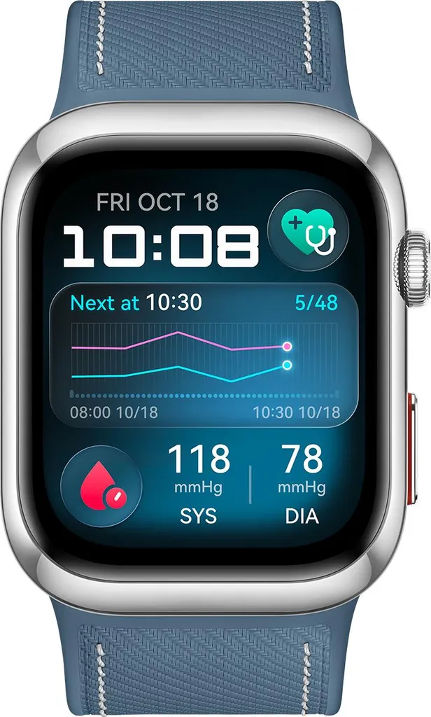 Montre connectée Huawei Watch D2 suivi santé et tension artérielle iOS