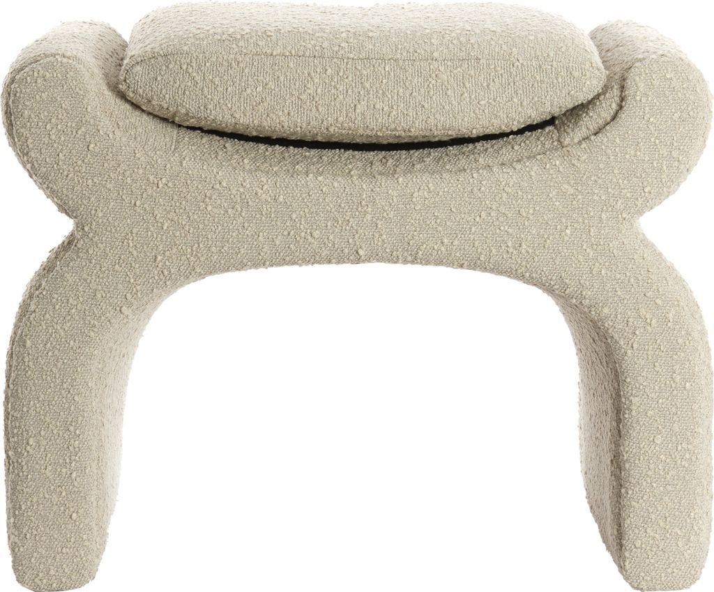 Light & Living - Pouf NAFYA - 60x46x46cm - Braun Produktbild 