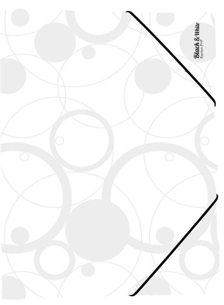 KARTON P+P Mappe mit Gummi A4 weiß Produktbild 