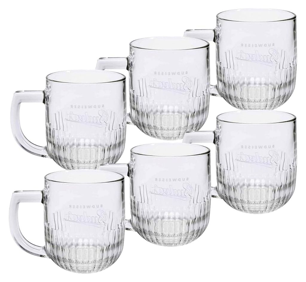 Budweiser Designkannen | 6er Set | Biergläser