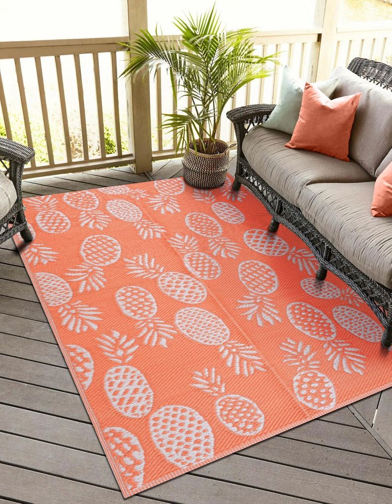 Conceptum Hypnose, Teppich, Savana 8813, 100 % PROPYLEN, Orange, 90 x 180 cm