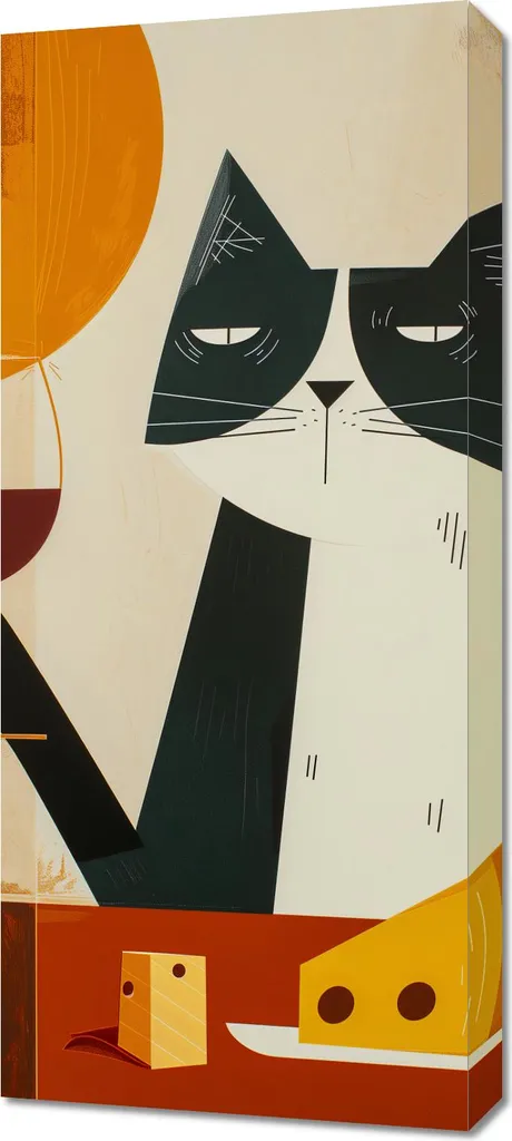 Quadro Moderno Gustowny Przyjemniaczek 40x90 | Regalo Ideale Casa Nuova