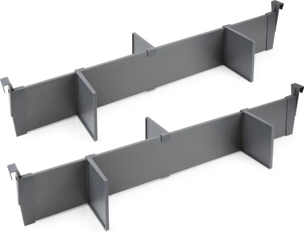 Séparateur Vertex-Concept Gris 900 mm, kit de compartimentage robuste