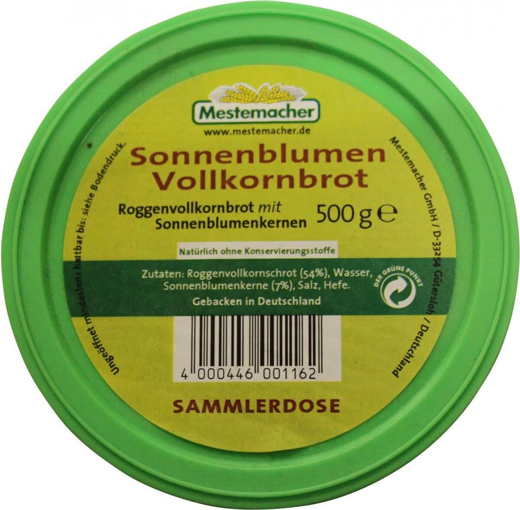 Mestemacher Vollkornbrot Dose | Preisvergleich Bei