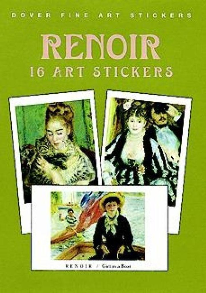 Renoir: 16 Art Stickers – Lingua: Inglese