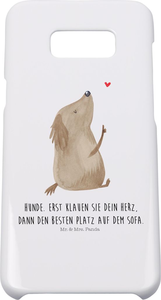 Mr. & Mrs. Panda Samsung Galaxy S8 plus Handyhülle  Hund Produktbild 
