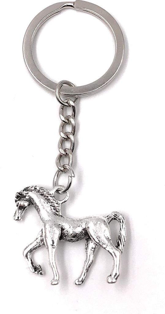 Onwomania Schlüsselanhänger Pferd Tier reiten Metall Produktbild 