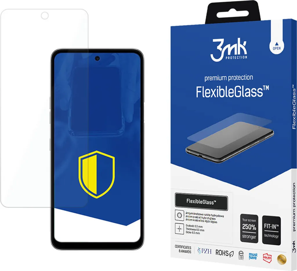 Vetro Flessibile 3mk LG K52: Protezione Ibrida Infrangibile per Schermo