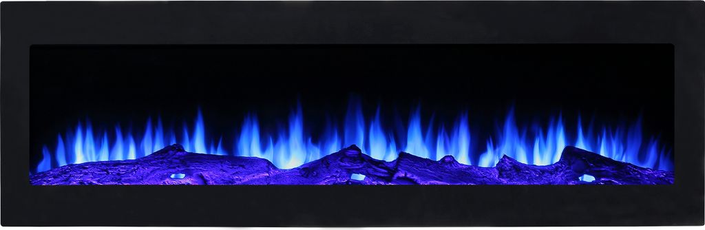 Elektrokamin Cortina 110 cm breit Schwarz mit Heizfunktion, Produktbild 