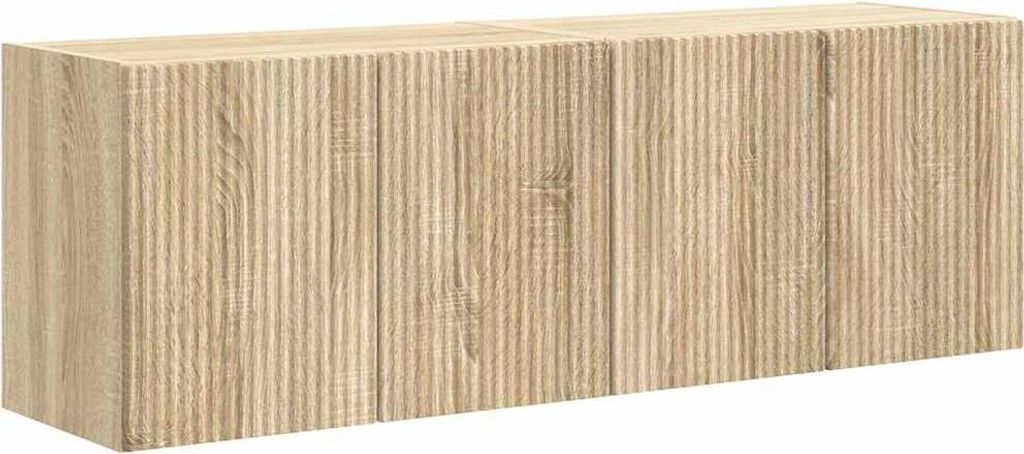 TV-Wandschrank 2 pcs Sonoma-Eiche 59,5 x 31 x 40 cm