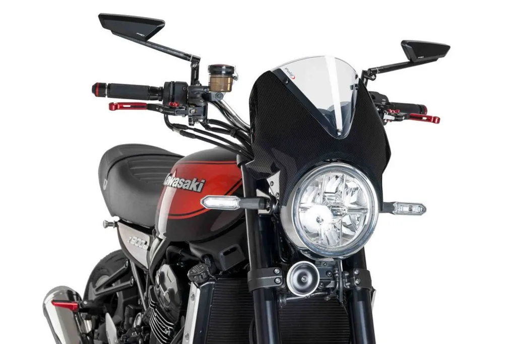 Sute-vent PUIG 024CW Vision pour KAWASAKI Z900RS - Coloris Transparent