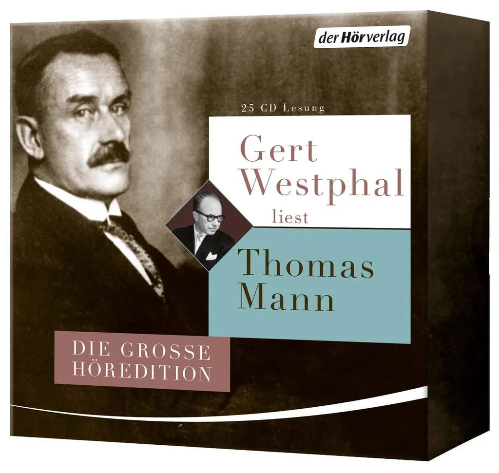Livre Audio Thomas Mann lu par Gert Westphal - Edition Collector Deutsche