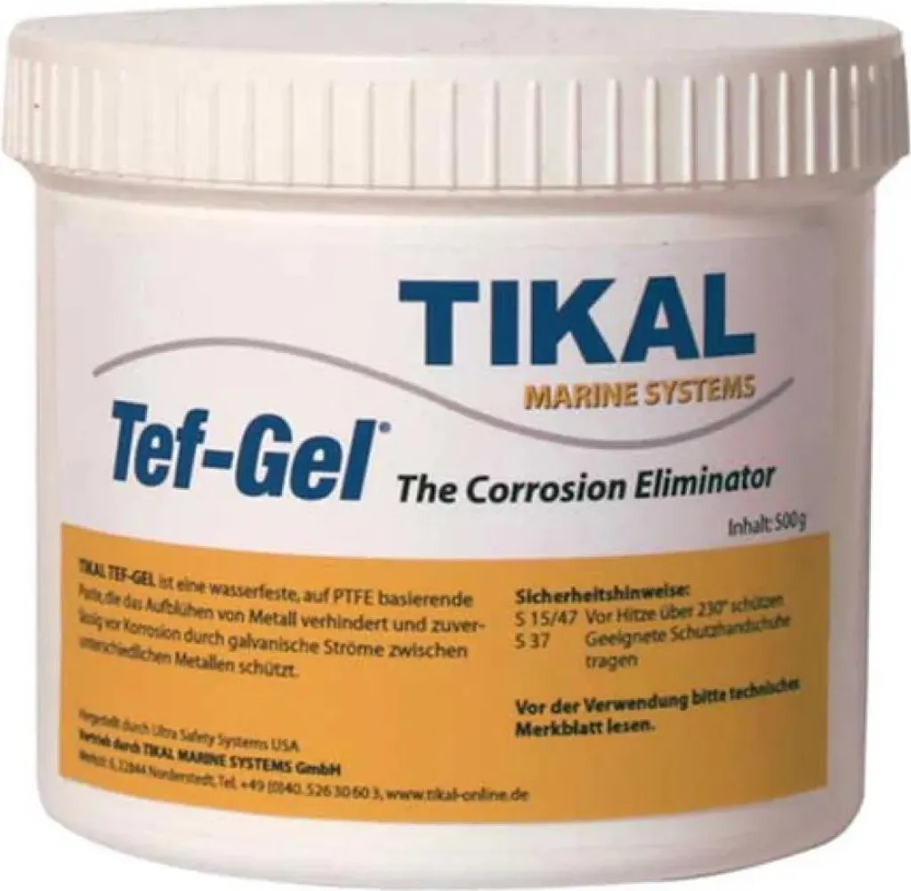 Tikal Tef-Gel Anti-corrosion en pot de 500g Blanc pour accastillage