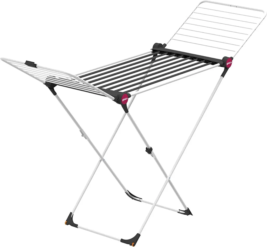 Séchoir à linge 19m en acier et aluminium robuste - Étendoir intérieur