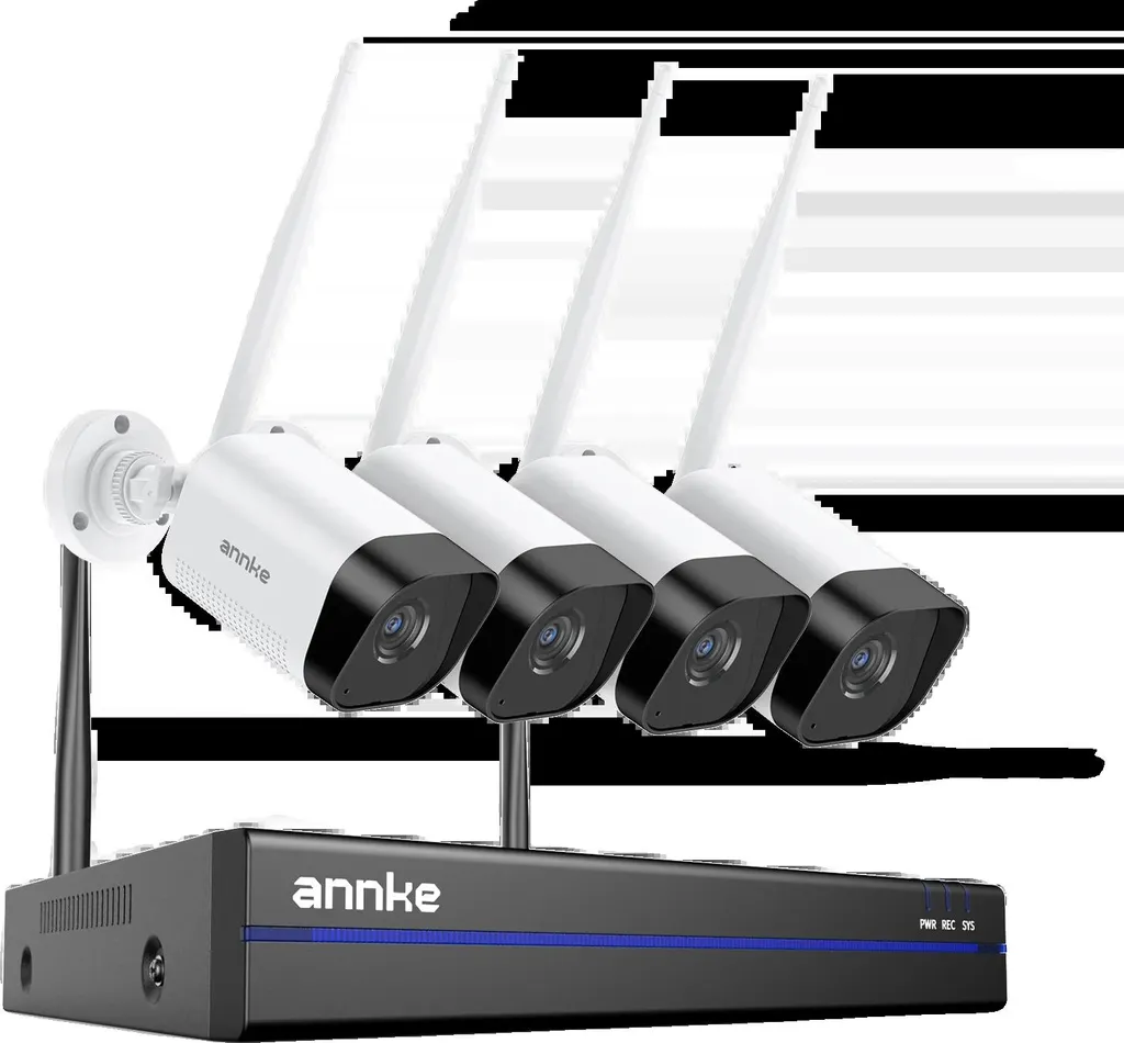 Système de vidéosurveillance 5 MP avec NVR 16 canaux et 4 caméras IP
