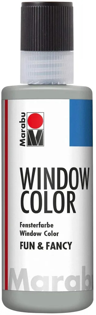 Marabu Window Color argent pour contours de vitrail flacon de 80 ml