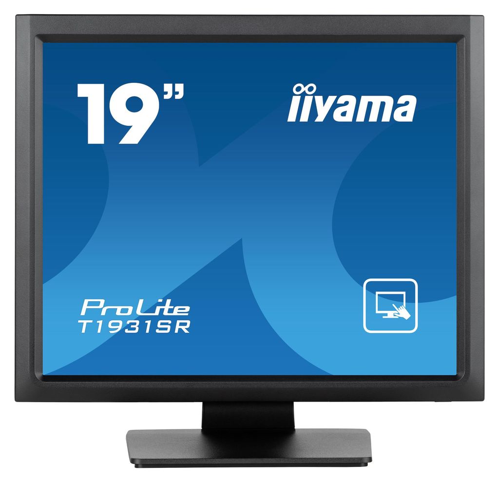 iiyama ProLite T1931SR-B1S Computerbildschirm 48,3 cm (19") 1280 x 1024 Pixel SXGA LCD Touchscreen Schwarz