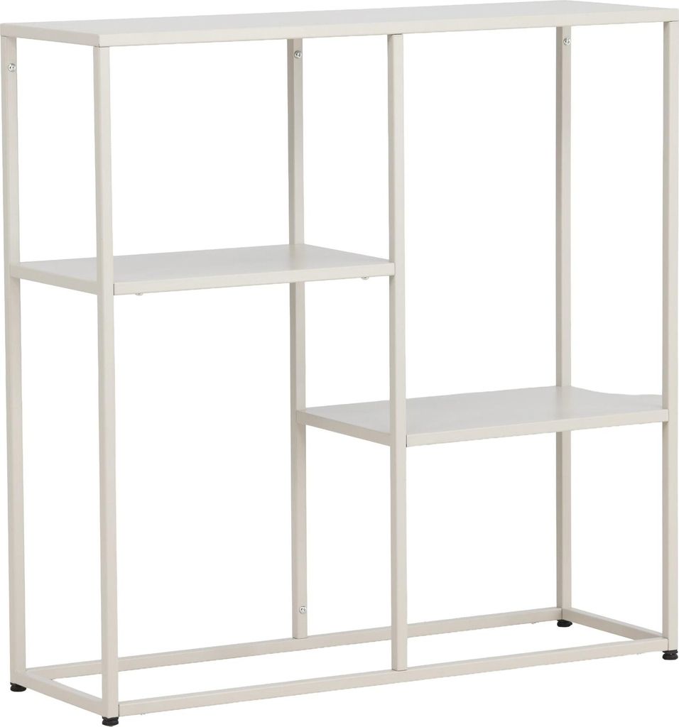 Niedriges Bücherregal Staal - Stahl Beige 80x80x26 cm
