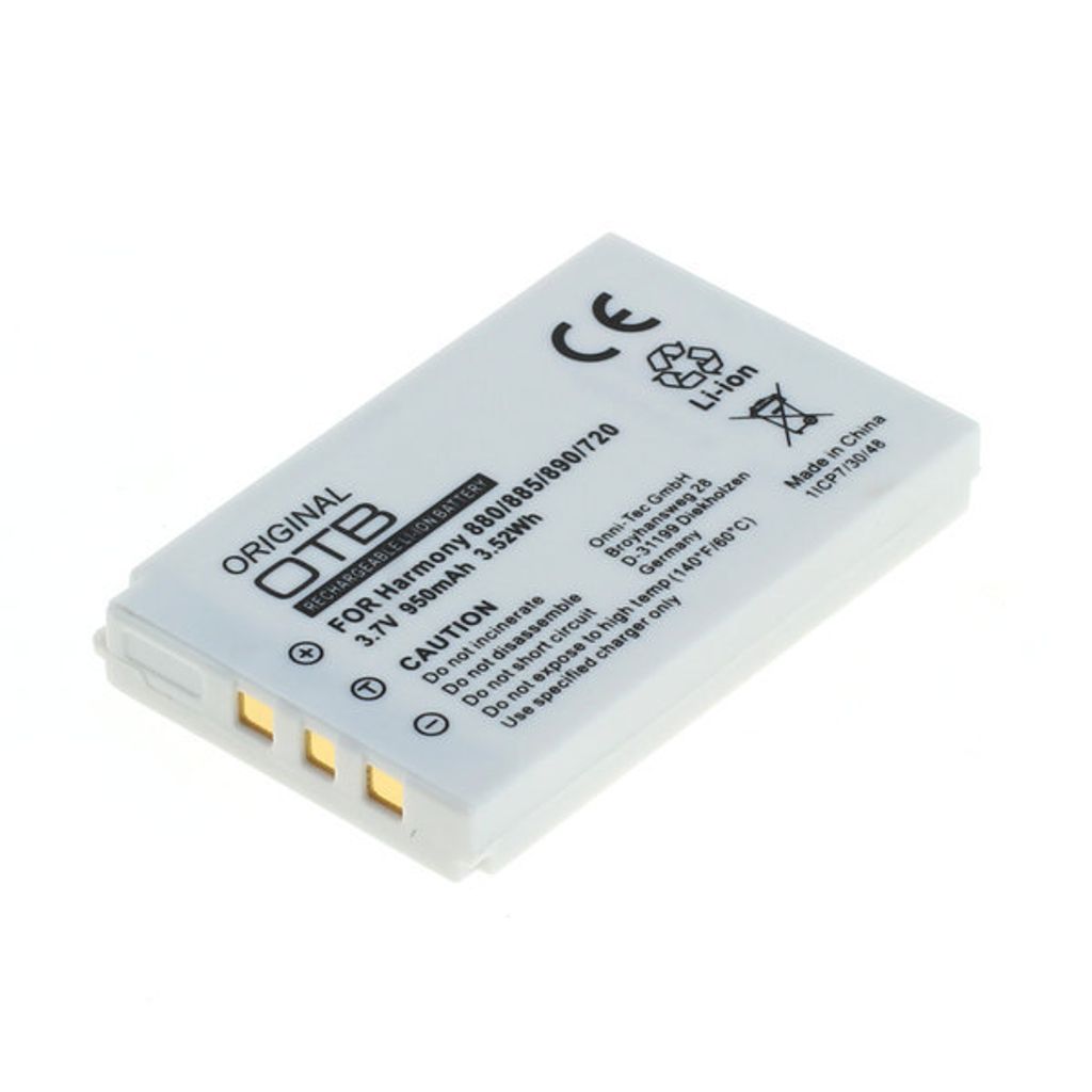 OTB Akku kompatibel zu Logitech Harmony 900 / 880 / 885 / Produktbild 