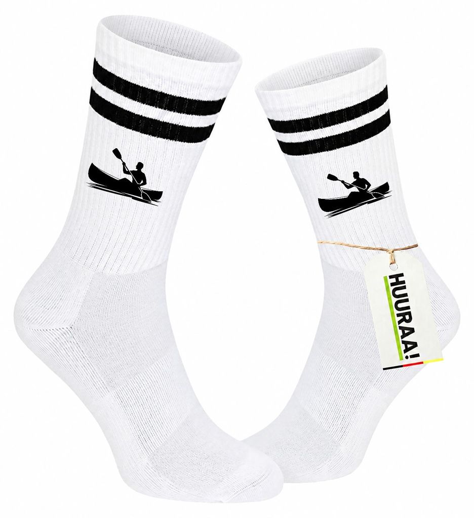Huuraa Uni Socken Canoeing Kajakfahren 42/46 Black Produktbild 