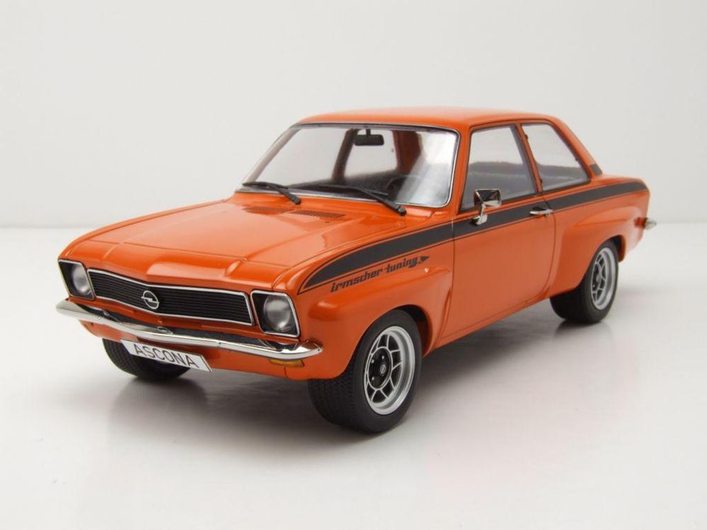 MCG 18839 Opel Ascona A 1973 orange schwarz 1:18 Produktbild 