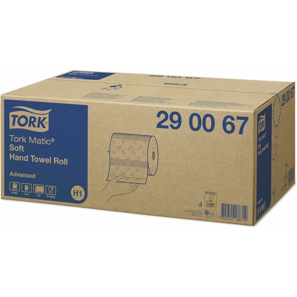 Miękkie ręczniki do rąk Tork Matic® - 290067 (karton - 6 Zdjęcie produktu 