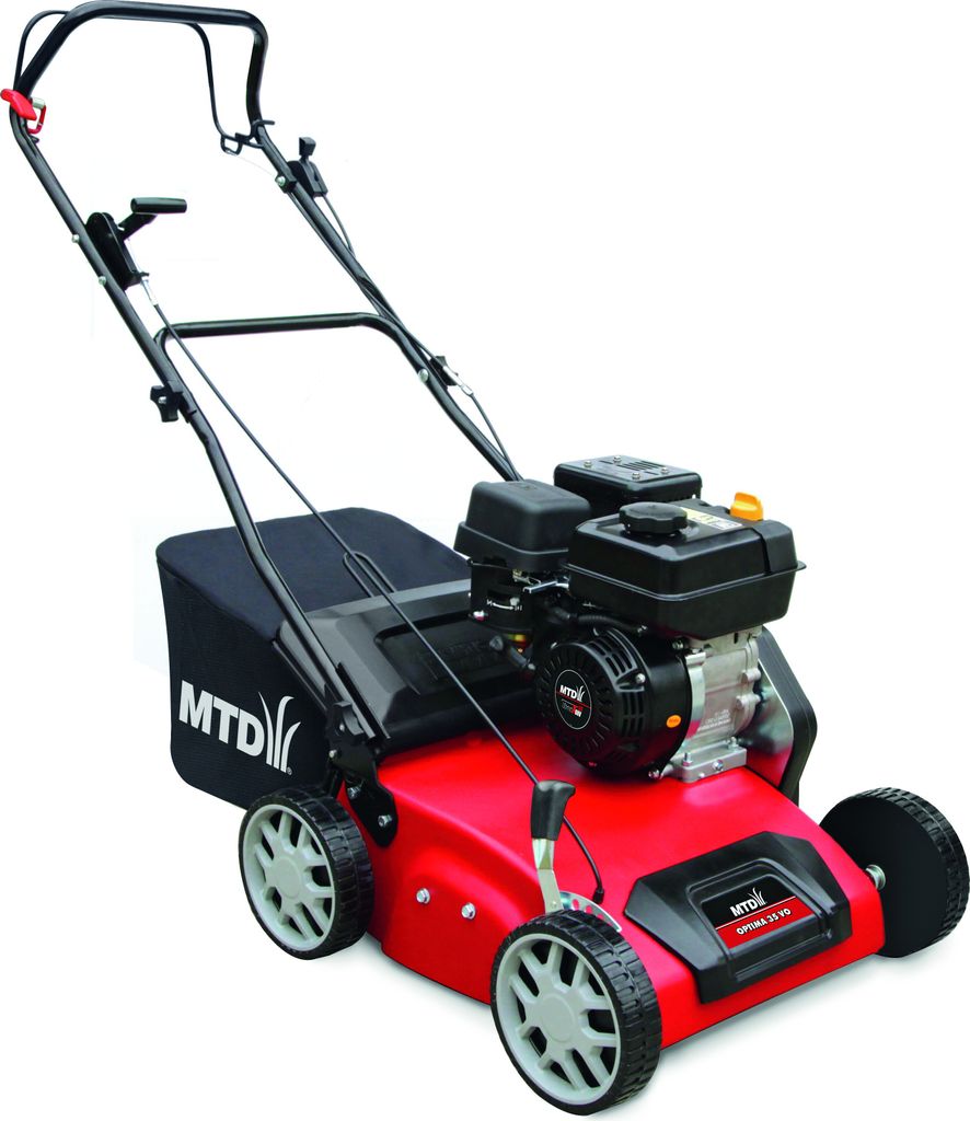 MTD 35 VO Optima Benzin-Vertikutierer, 2300 Watt, 35 cm Arbeitsbreite, Grasfang hinten