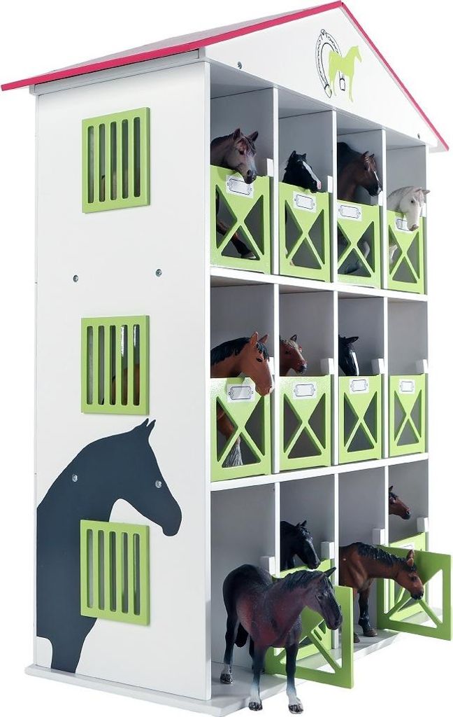 Kids Globe Horses Pferdehotel (12 Pferde, 1:24, Kinder Obrázek produktu 