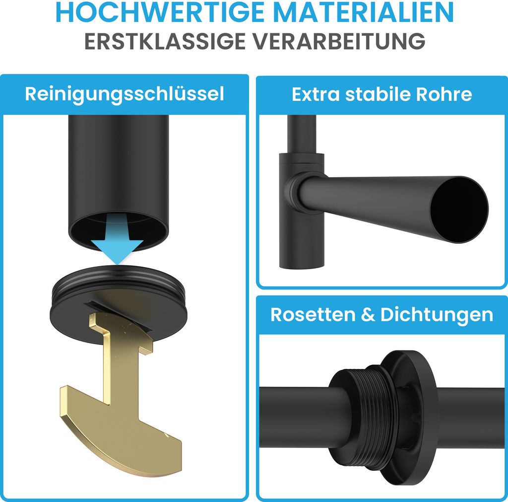 Bächlein Design Siphon Universal für Waschbecken & Produktbild 5