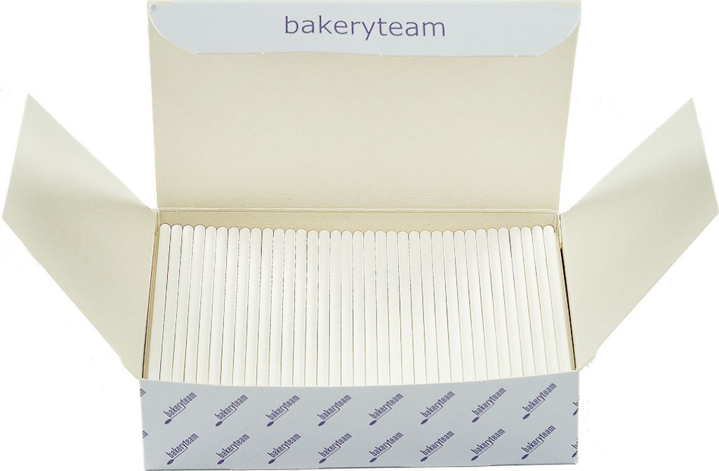Papierstiele  für Cake Pops oder Lutscher 10cm / 350 Stück Produktbild 