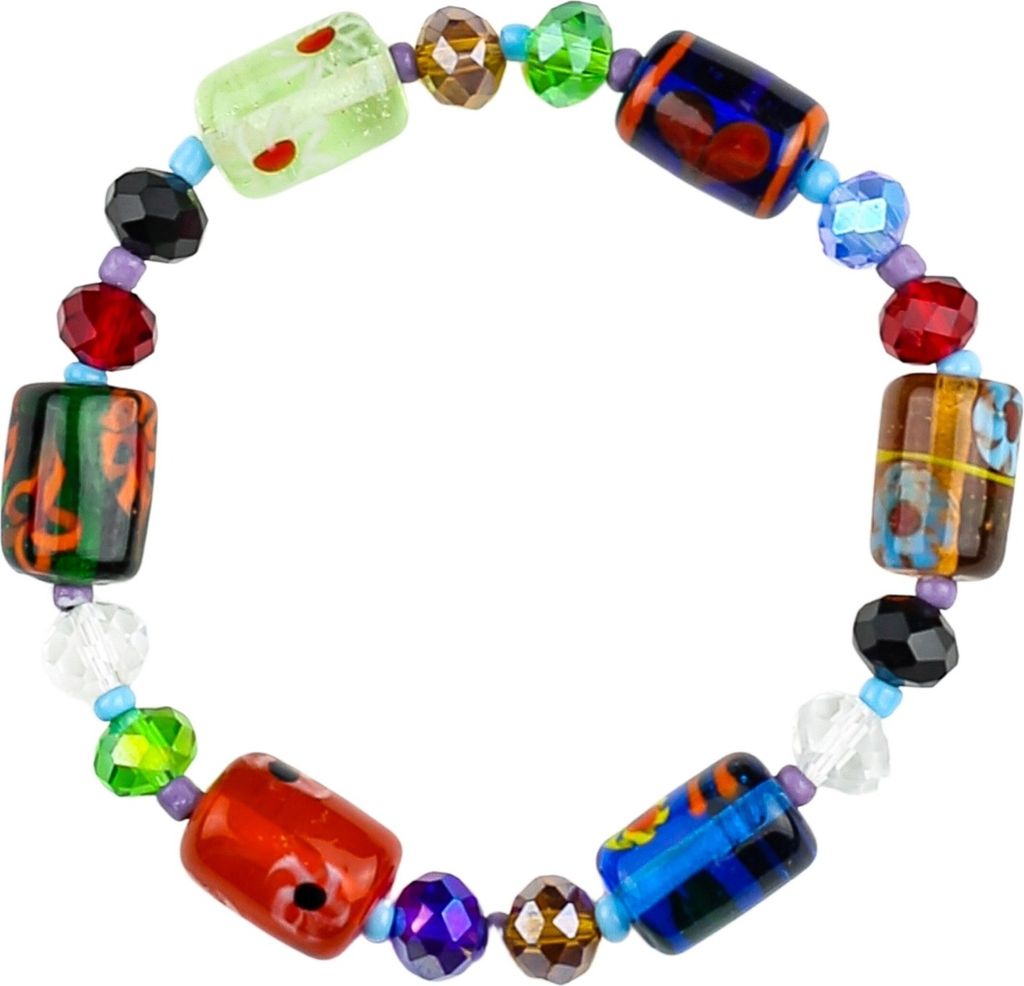Armband Mailand aus echten Glasperlen von collezione alessandro
