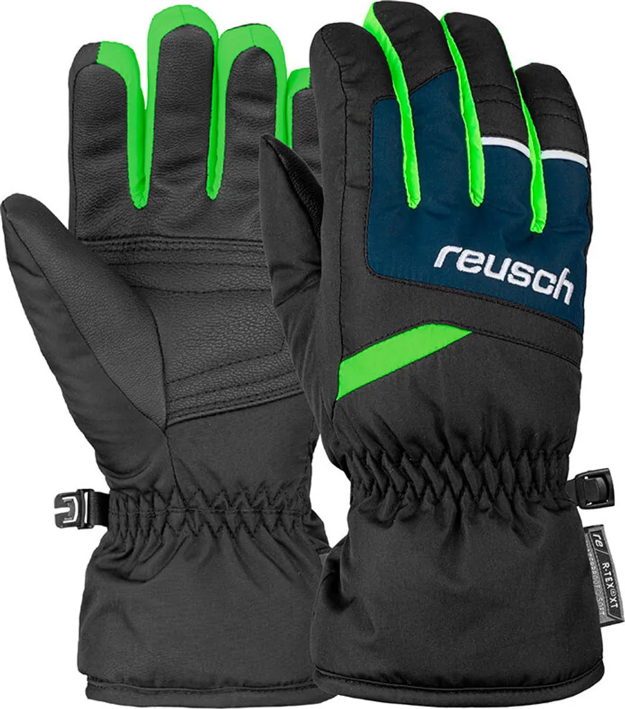 Gants de Ski Imperméables Reusch Bennet R-TEX XT Noir pour Enfants de 5
