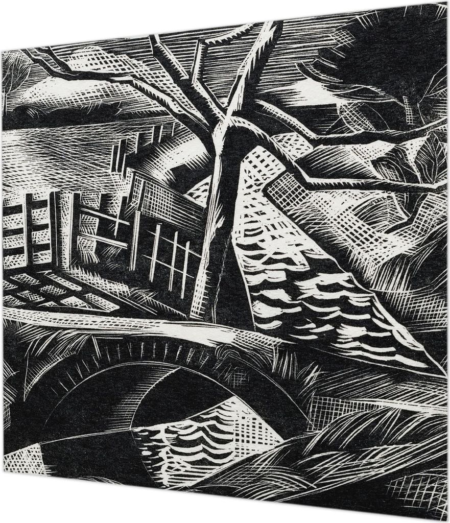 Wandtapete - Dekorative Tapete für Wohnzimmer - Tapetenfolie für Wanddekoration - 250x250 cm - Architekturlandschaft