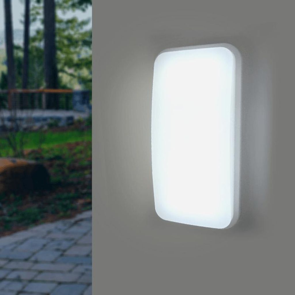 20W Rechteckige LED-Wandleuchte IP65 - Kaltweiß 6000K - 8000K