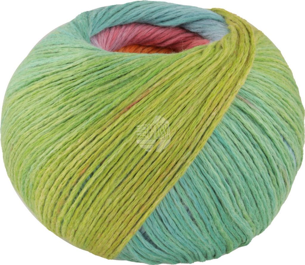 Lana Grossa COTONELLA 100 g weiches, bedrucktes Kettengarn Produktbild 