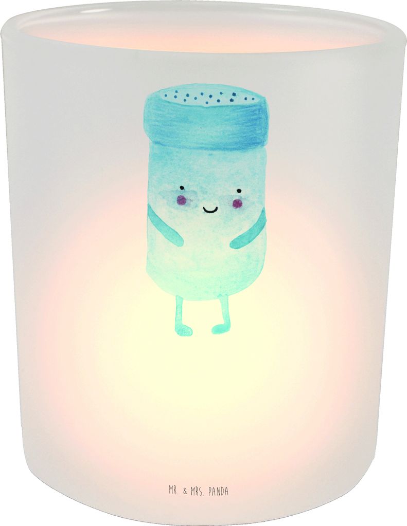 Mr. & Mrs. Panda Kerzenhalter Glas Beste Freunde Salz - Transparent - Geschenk, Windlicht aus, Fehlende Keywords, teelicht, Lustige Sprüche, klein...