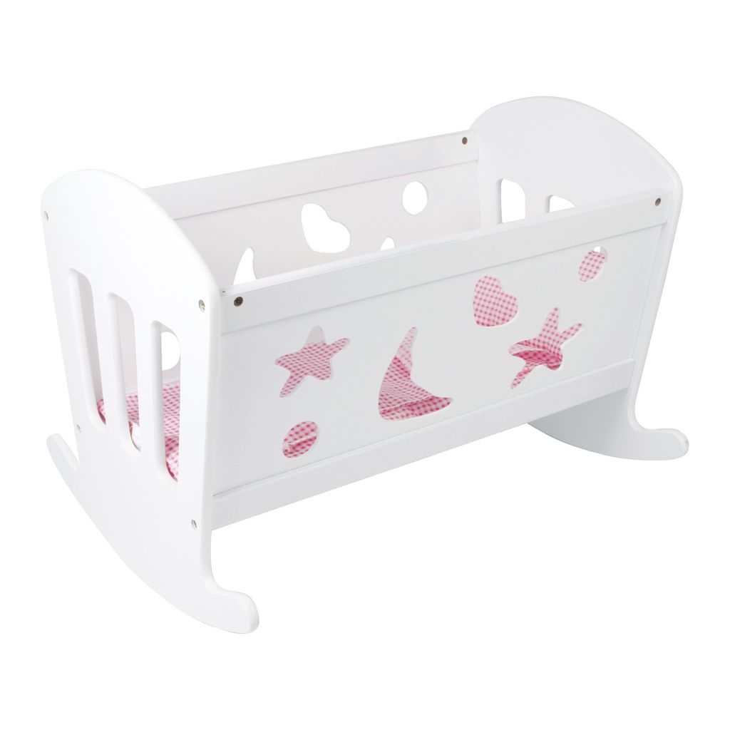 Small Foot Puppenwiege Traumfabrik 2852 mit Ausschnitten Produktbild 