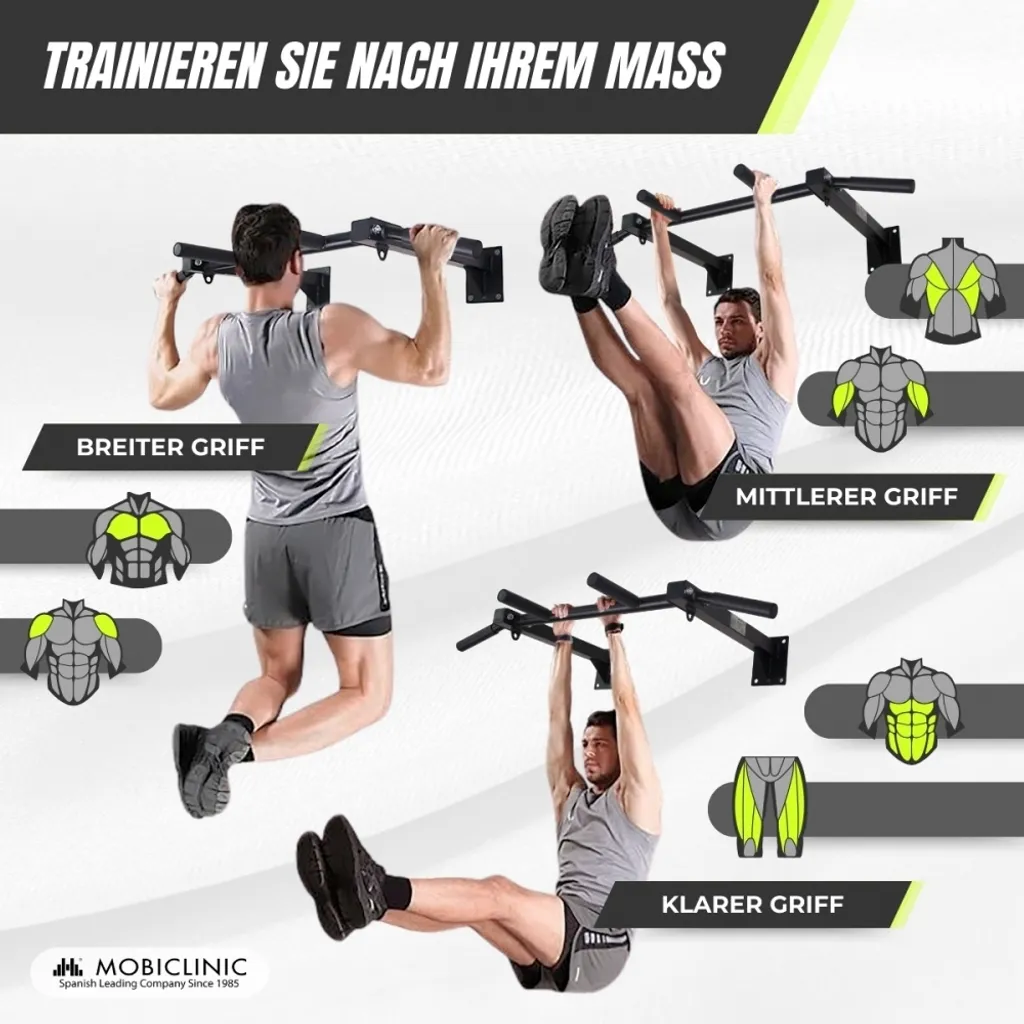 Appareil de musculation mural type barre de traction avec mousse soft