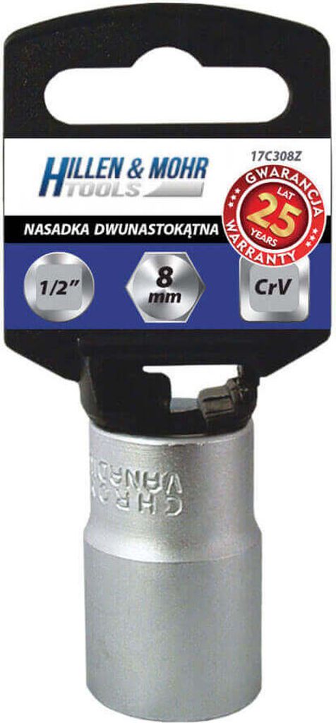 Nasadka 12-kątna 1/2" 22 mm z przywieszką