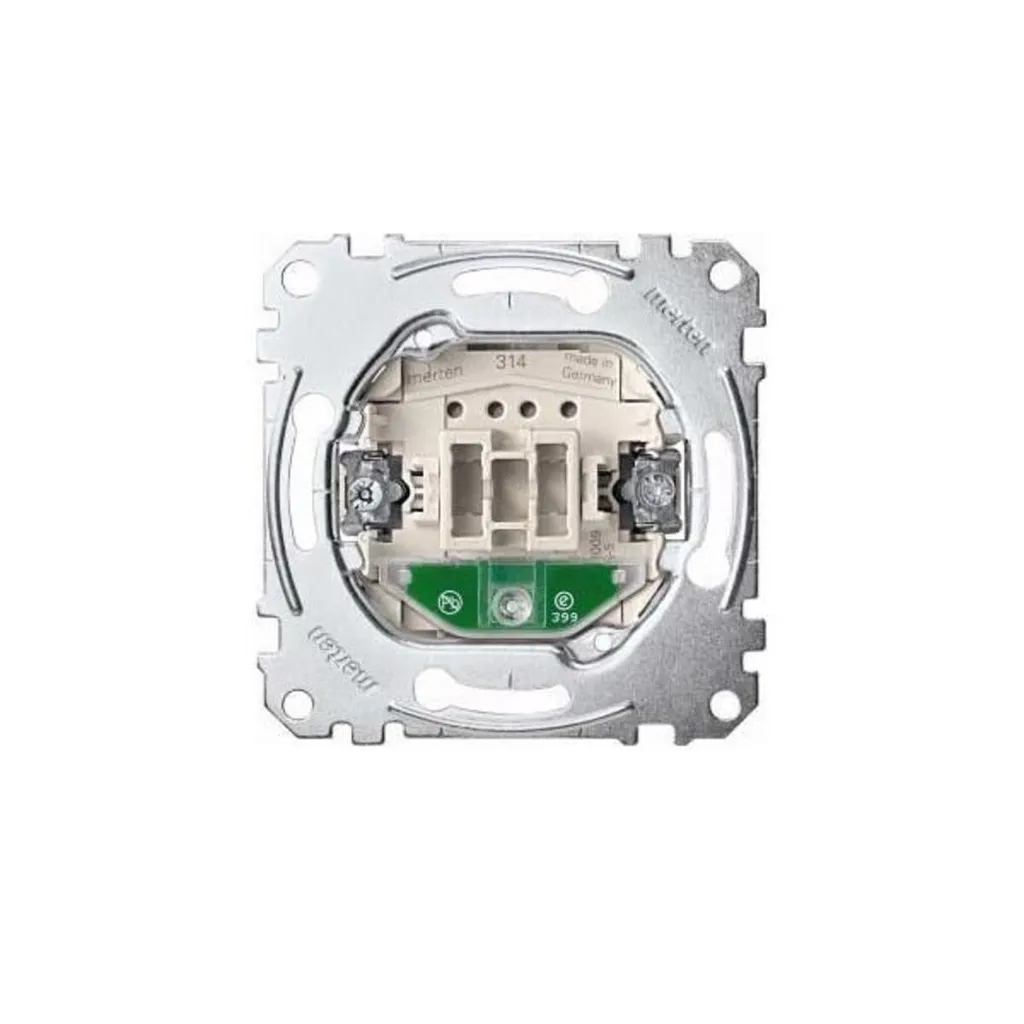 Bouton-Poussoir Merten MEG3160-0000 Idéal pour Couloirs et Escaliers