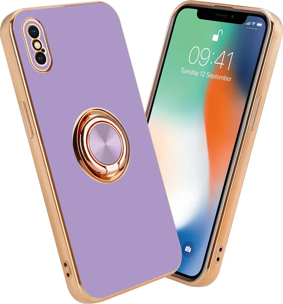 Custodia Professionale iPhone XS MAX Viola Magnetica Cadorabo