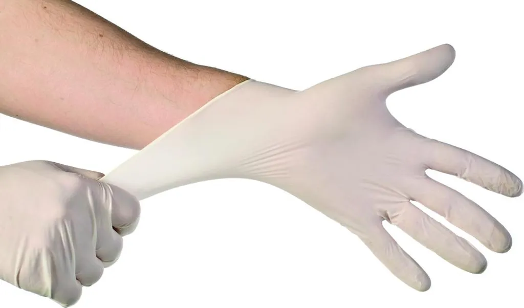 Gants jetables en latex 100 pcs taille XL poudrés pour usage quotidien