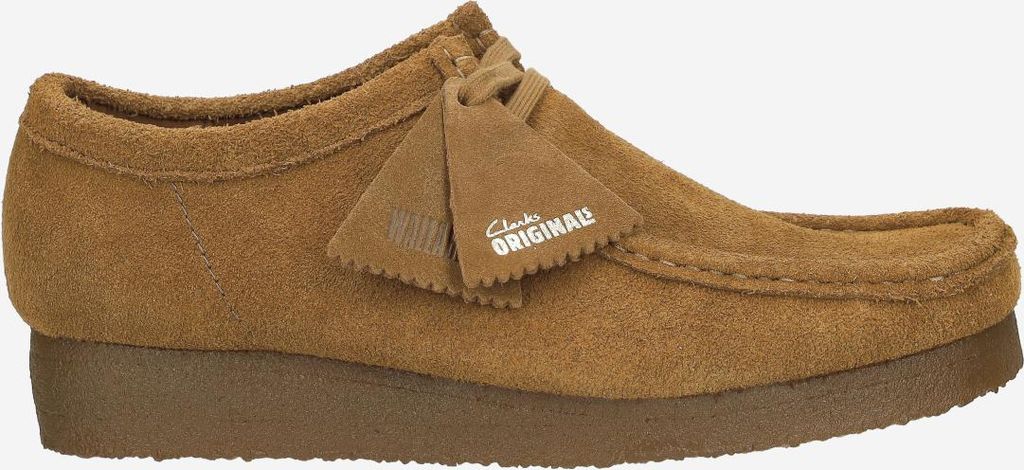 Clarks Wallabee 26188317 7, Schnürschuhe in Braun für Herren, Größe 46